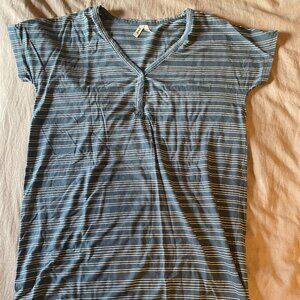 Pact Button Down Nightdress Size Small